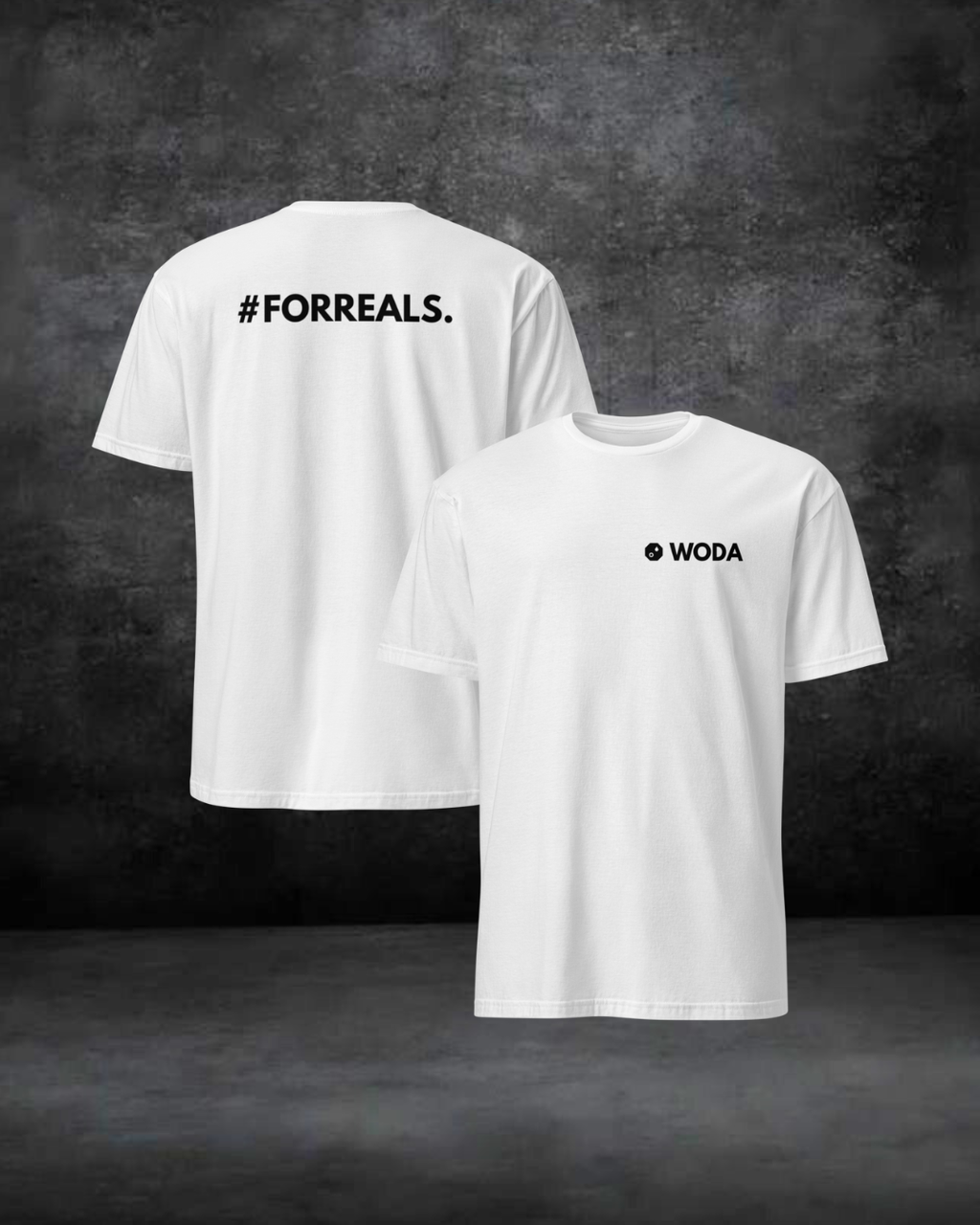 T-SHIRT "FORREALS" BLANC