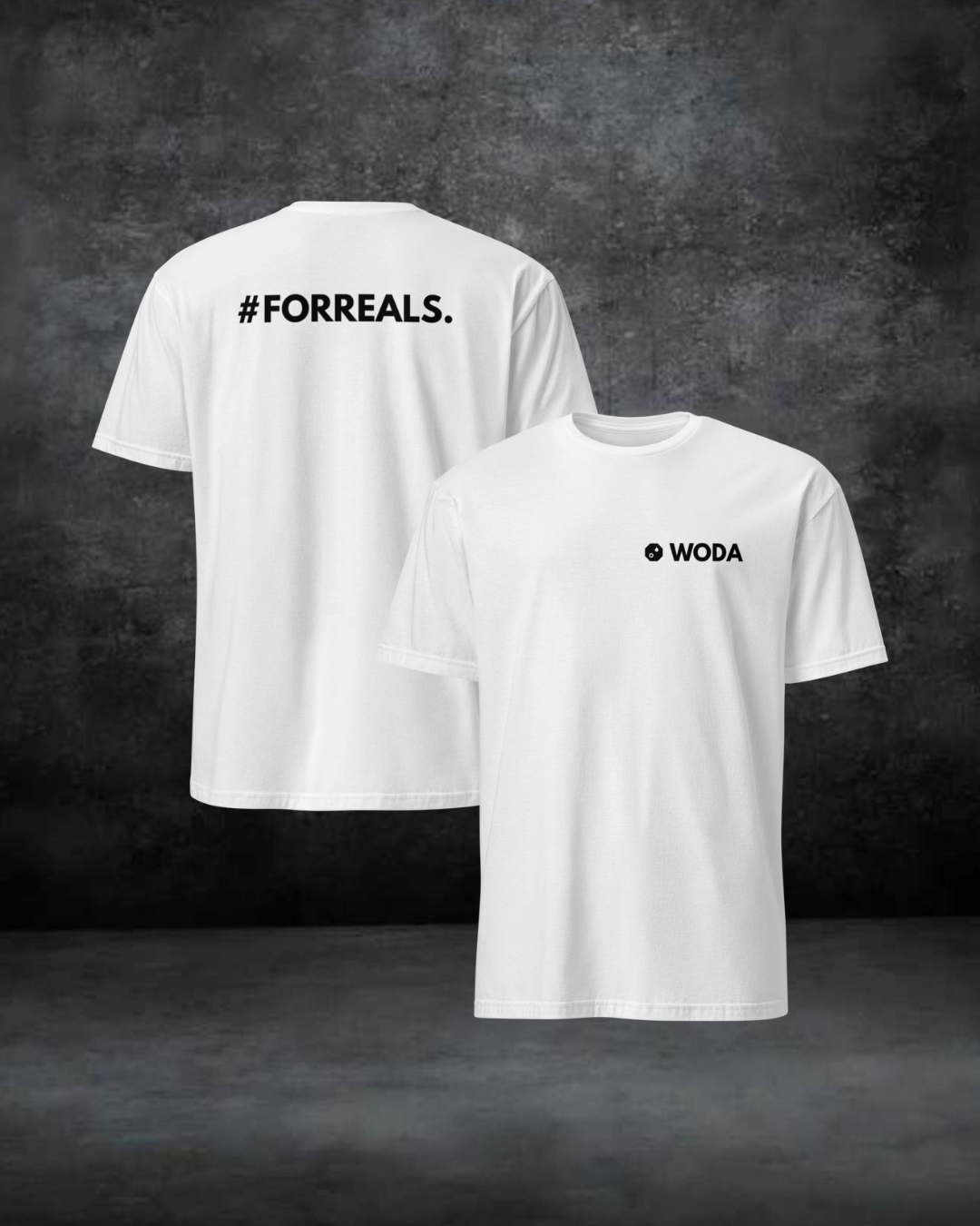 T-SHIRT "FORREALS" BLANC