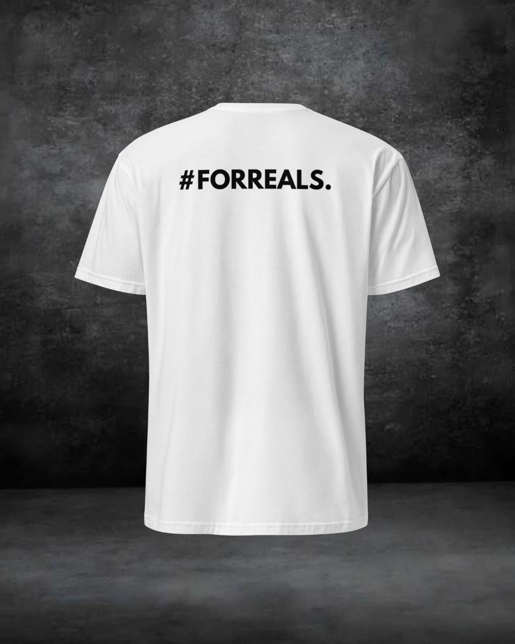 T-SHIRT "FORREALS" BLANC