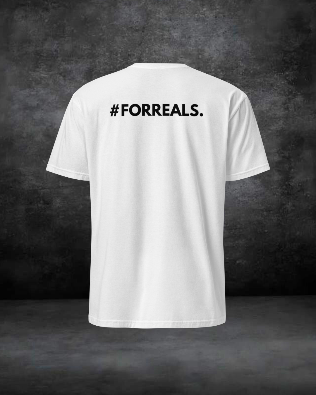 T-SHIRT "FORREALS" BLANC