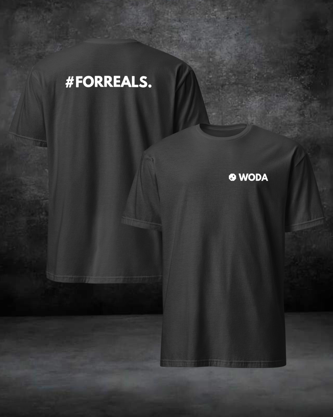 T-SHIRT "FORREALS" NOIR
