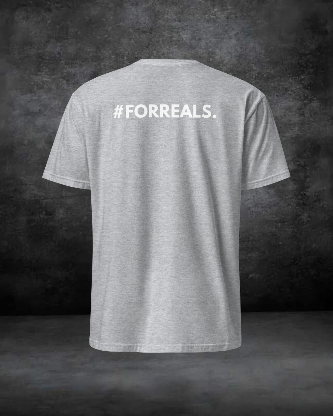 T-SHIRT "FORREALS" GRIS