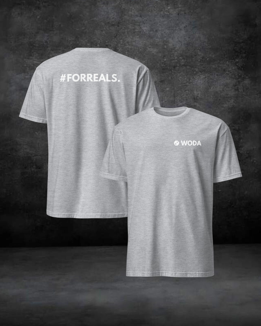 T-SHIRT "FORREALS" GRIS