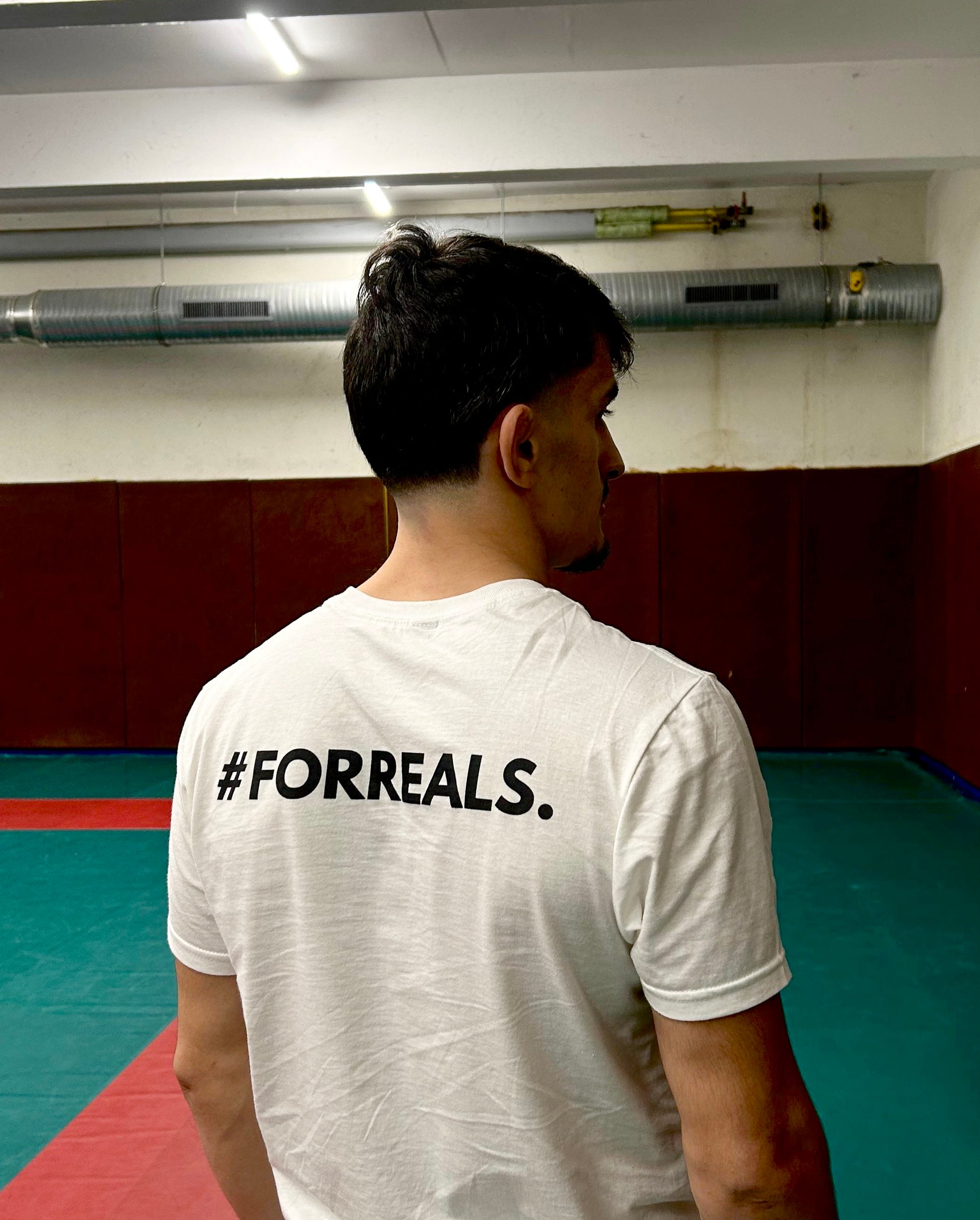 T-SHIRT "FORREALS" BLANC
