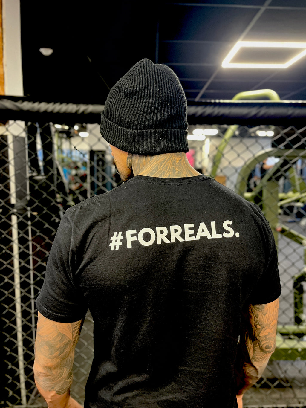 T-SHIRT "FORREALS" NOIR